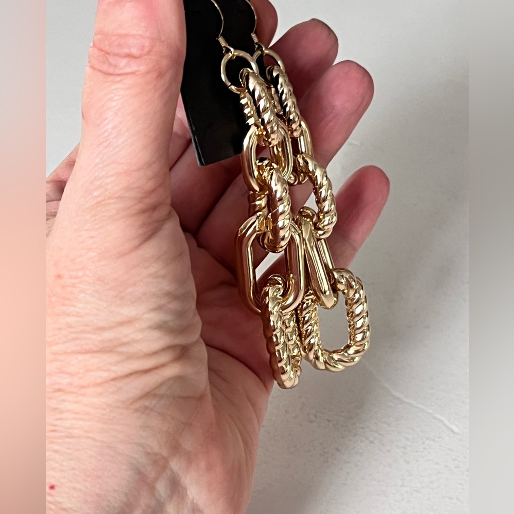 I.N.C. International concepts | Pierced Ear | Chunky Chain | Gold - Picture 7 of 9